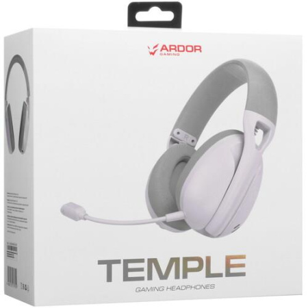 Беспроводные/проводные наушники ARDOR GAMING Temple фиолетовый