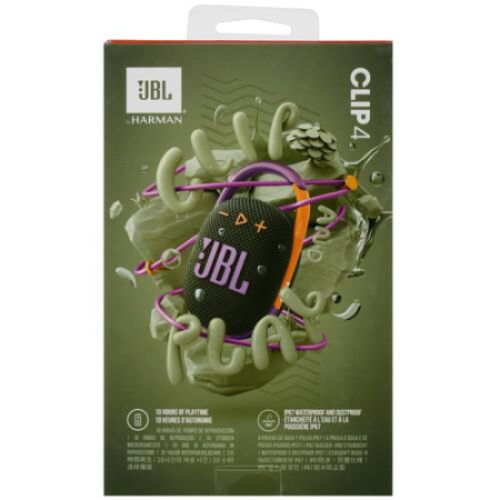 Портативная колонка JBL CLIP 4, зеленый