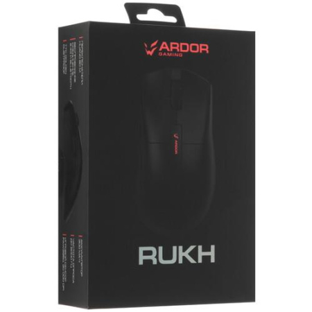 Мышь беспроводная/проводная ARDOR GAMING Rukh ARDW-RH3950-BK  черный