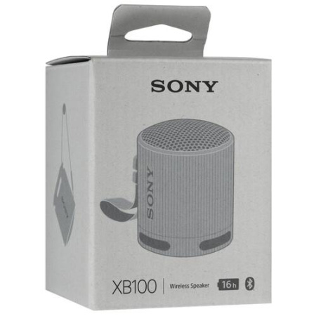Портативная колонка Sony SRS-XB100, серый