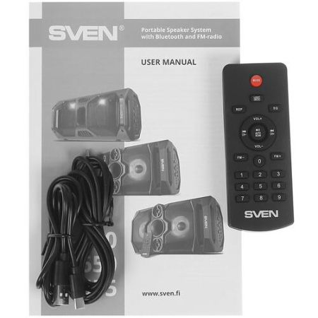 Портативная аудиосистема SVEN PS-655, черный