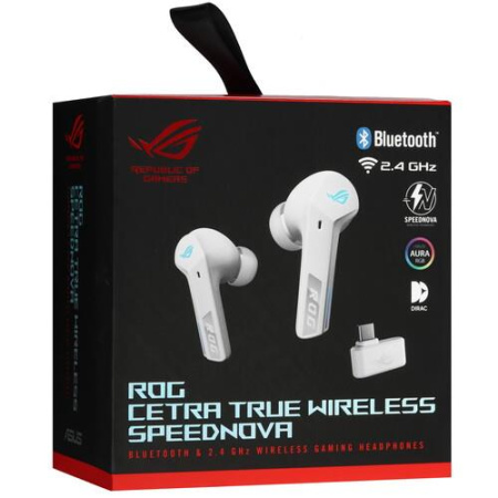 Наушники TWS ASUS ROG Cetra True Wireless SpeedNova белый