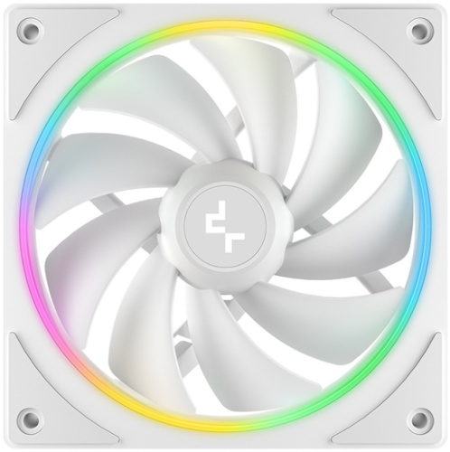 Вентилятор DEEPCOOL FL12 SE WH 3 In 1 120x120x25мм (PWM, ARGB, белый, 400-1900об/мин) Color Box