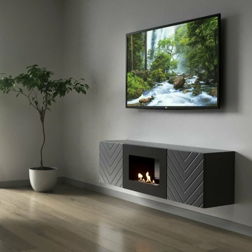 Биокамин Firelight BFP/P-1400V графит