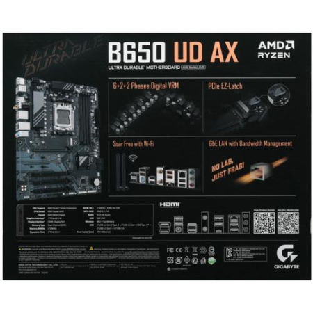Материнская плата GIGABYTE B650 UD AX