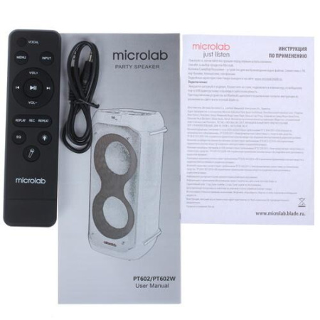 Портативная аудиосистема Microlab PT602, черный