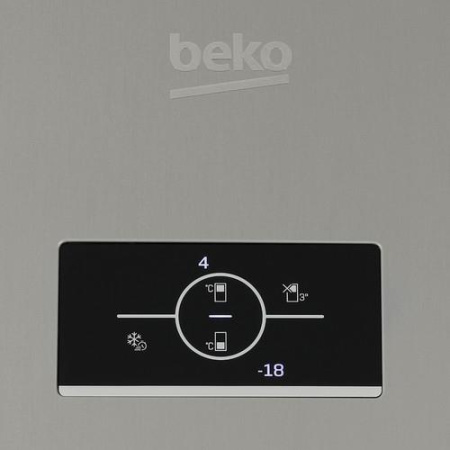 Холодильник с морозильником Beko B3R0CNK332HX серый