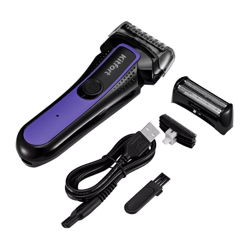 Бритва Kitfort КТ-3111 черный/фиолетовый