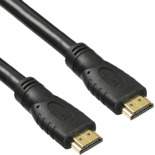 Кабель аудио-видео Buro HDMI 2.0 HDMI (m)/HDMI (m) 20м Позолоченные контакты черный (BHP HDMI 2.0-20)