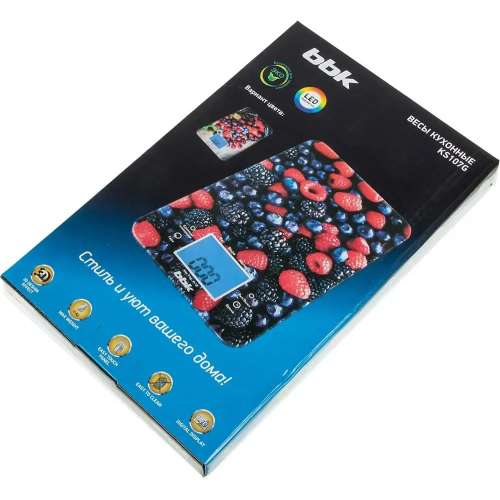 Весы кухонные электронные BBK KS107G ягоды