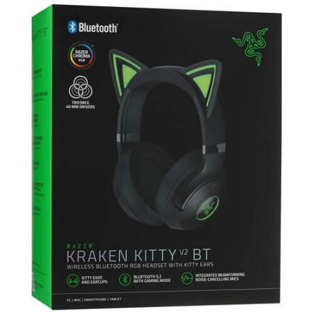 Беспроводные наушники Razer Kraken Kitty V2 BT черный