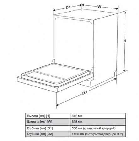 Встраиваемая посудомоечная машина Hansa ZIM635PH