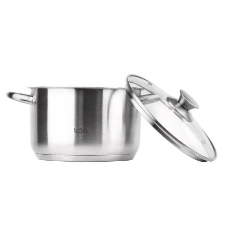 Кастрюля LARA LR02-266 Афина нерж