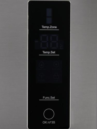 Холодильник с морозильником Haier C2F636CFRG серебристый