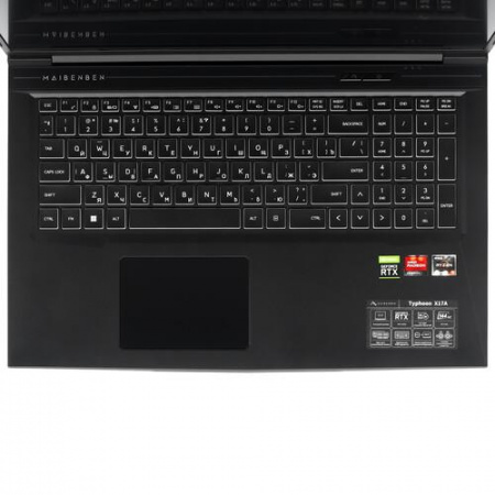 17.3" Ноутбук MAIBENBEN X17A черный