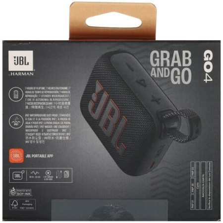 Портативная колонка JBL GO 4, черный