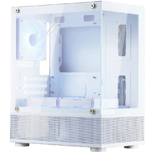 Корпус 1STPLAYER Miku Mi2-A ARGB White (Mi2-A-WH-2FC7R-W-1FC7-W) / mATX / 3x120mm ARGB fans