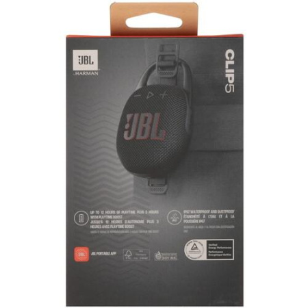 Портативная колонка JBL CLIP 5, черный