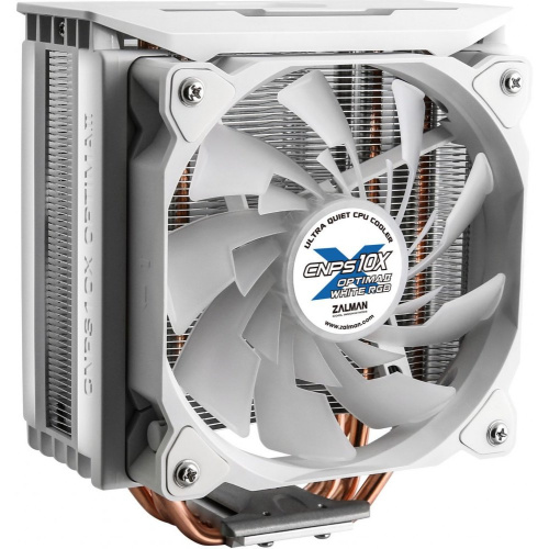 Кулер CPU ZALMAN CNPS10X Optima II RGB White 130W, 27dB, 900-1500 rpm, 120мм, (3+4) pin, медь+алюминий)