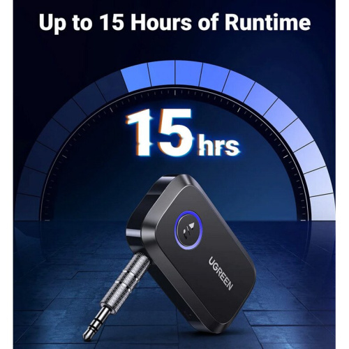 Ресивер UGREEN CM596 (90748) Car&Home Bluetooth 5.3 Receiver Audio Adapter Black