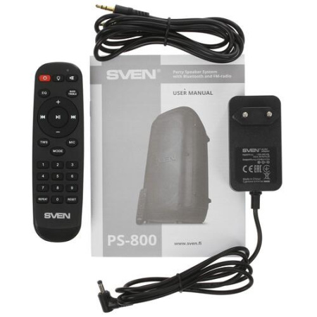 Портативная аудиосистема SVEN PS-800, черный