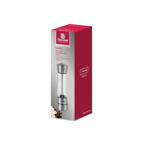 Мельница для перца/соли Rondell 1105-RD-01 серебристый