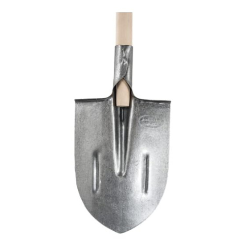 Лопата штыковая Gigant GAV-04 рельсовая сталь, с деревянным черенком и V-ручкой