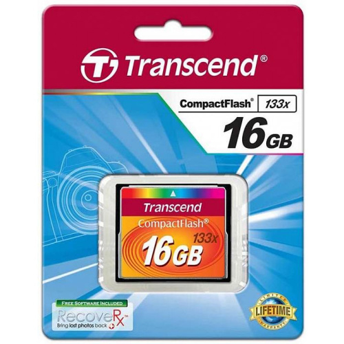 Карта памяти Transcend TS16GCF133 16GB CompactFlash 133X