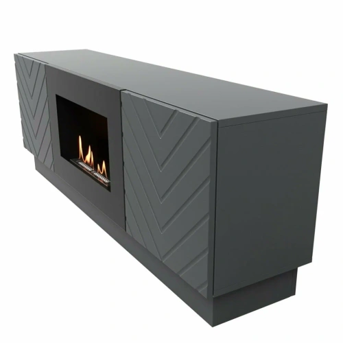 Биокамин Firelight BFP/P-1400V графит