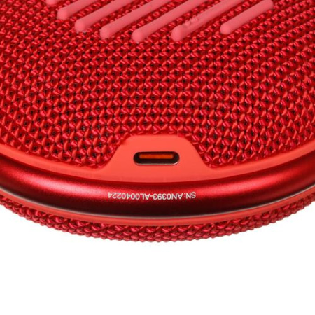 Портативная колонка JBL CLIP 4, красный