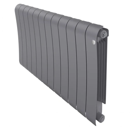 Биметаллический радиатор отопления  Royal Thermo Infinity 500 12 Секций Silver Satin