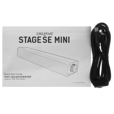Саундбар Bluetooth Creative Stage SE Mini 2.0 черный 51MF8460AA000