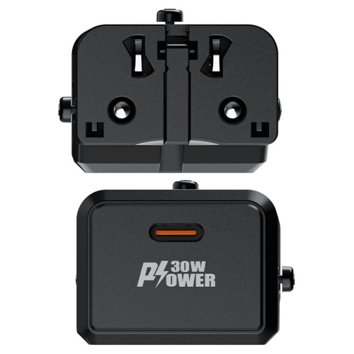 Зарядное устройство ACEFAST AF-Z7-BK Multifunctional Pd30W Gan Mini Charger Black