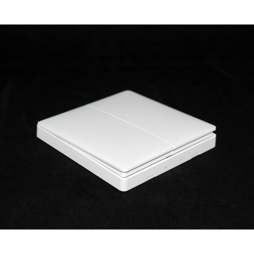 Умный выключатель Aqara Wireless Remote Switch H1 двухклавишный (WRS-R02)