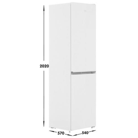 Холодильник с морозильником Beko B1RCSK332W белый