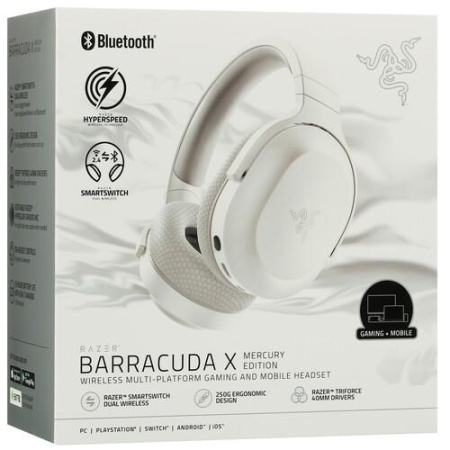 Беспроводные/проводные наушники Razer Barracuda X (2022) белый
