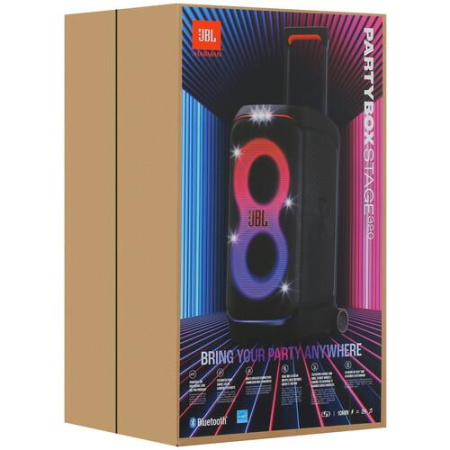 Портативная аудиосистема JBL PartyBox Stage 320, черный