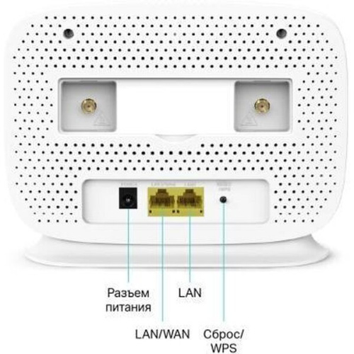 Роутер беспроводной TP-Link TL-MR105 N300 10/100BASE-TX/4G cat. 4 белый