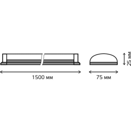 Светильник Gauss 844426250 50Вт 4000K белый