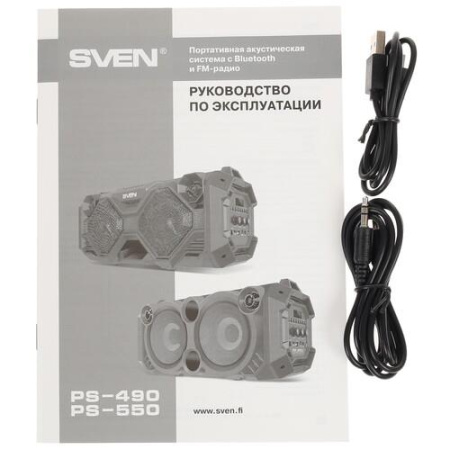 Портативная колонка SVEN PS-550, черный
