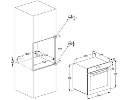 Электрический духовой шкаф Beko ORE27205C бежевый