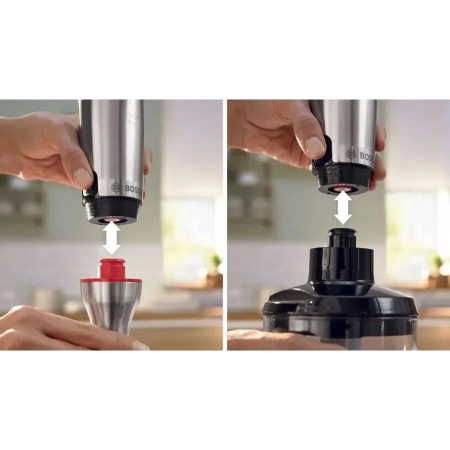 Блендер погружной Bosch MSM6M8X1 нерж/черный