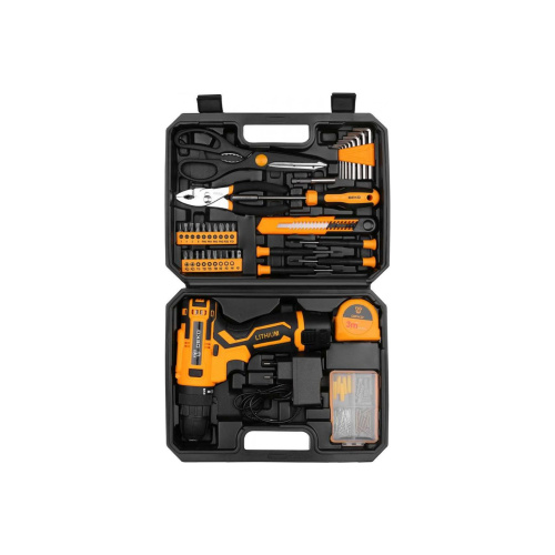 Дрель аккумуляторная DEKO Banger 12v 2*2.0Ah Li-Ion + набор 063-4168