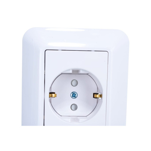 Розетка Schneider Electric Прима (RA16-411M-B) 4-м белый