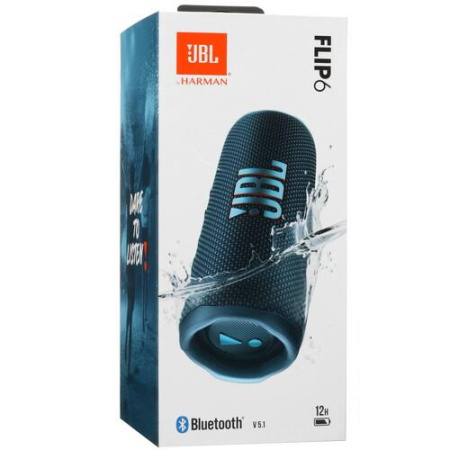 Портативная колонка JBL Flip 6, синий