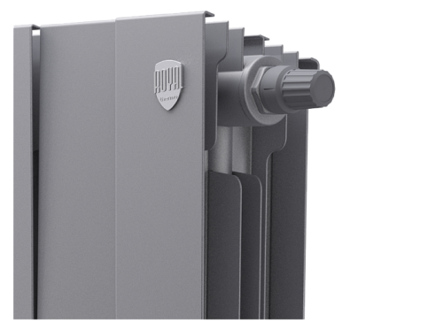 Биметаллический радиатор отопления  Royal Thermo Pianoforte 300 16 Секций Silver Satin Vdr