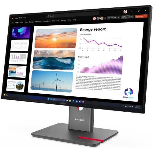 Монитор Lenovo ThinkVision P24q-40 (64B2GAT1UK) черный