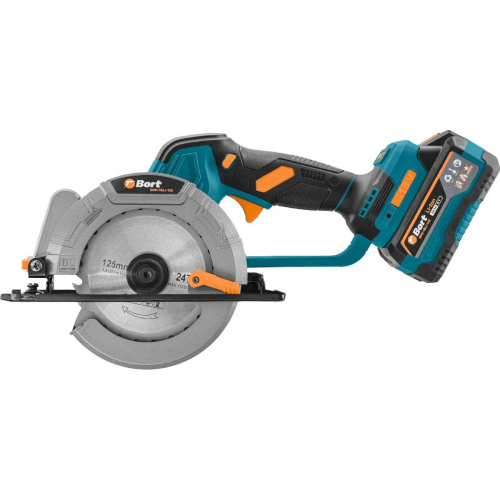Пила циркулярная аккумуляторная Bort BHK-18LI-125 (93418583) с АКБ и ЗУ