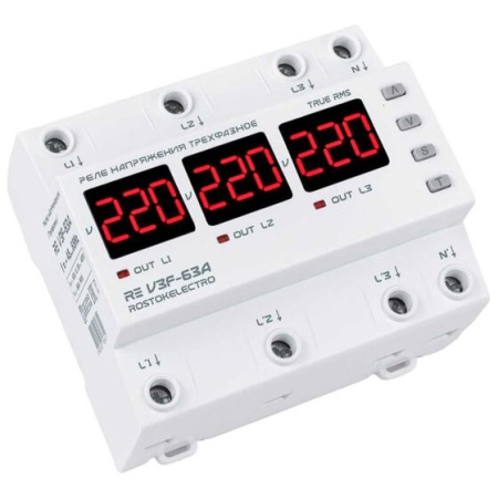 Реле напряжения RE V3F-63A
