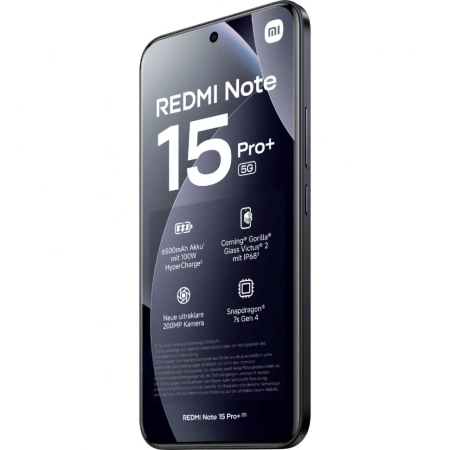 Смартфон Xiaomi Redmi Note 15 Pro + 5G 12/512 Черный